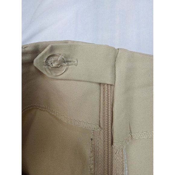 Boston Proper Light Tan Flat Front Side Zipper Dress Pants Slacks Size 16 - Picture 6 of 6